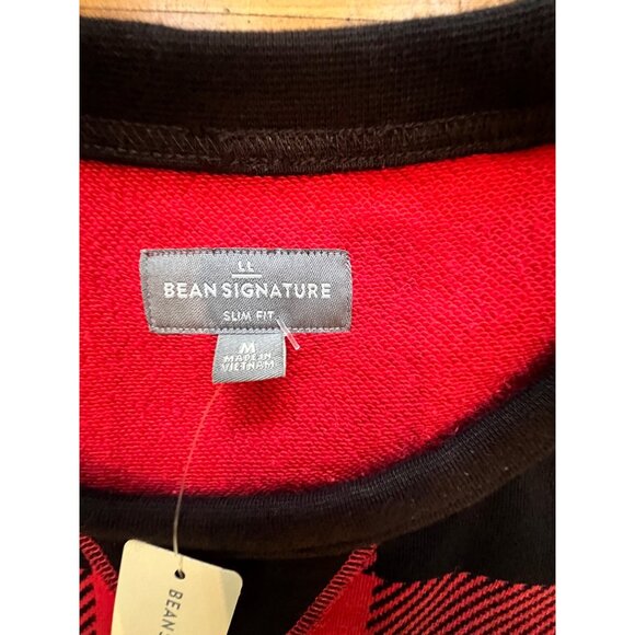 L.L. Bean Signature Mens Rugged Crewneck Sweatshirt  Cotton Slim Fit - Picture 6 of 10